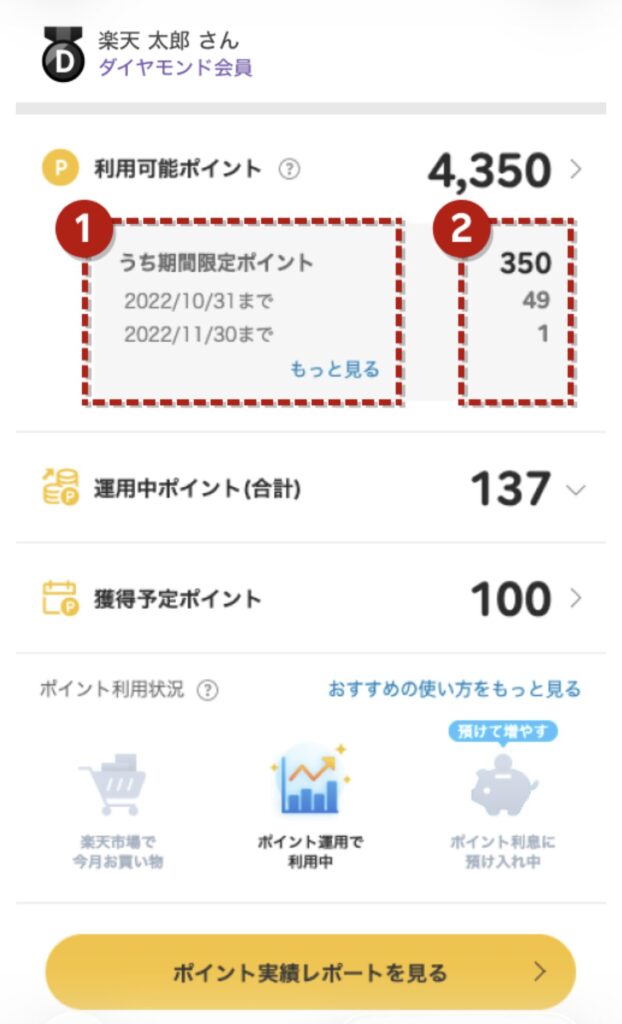 alt="楽天カード 期間限定ポイント"